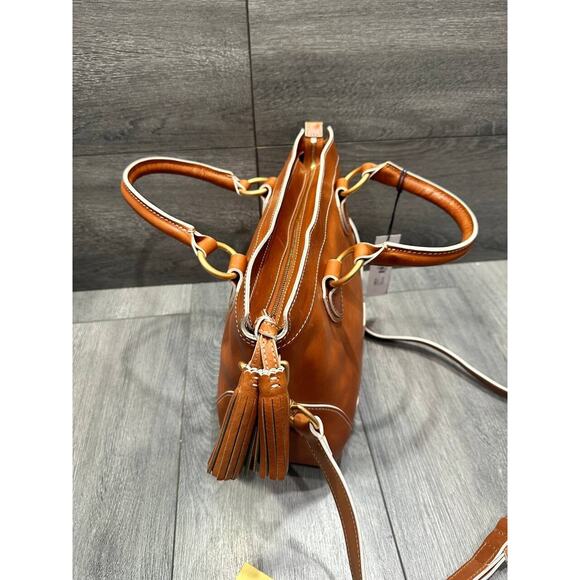 Dooney & Bourke Florentine Leather Short Handle Shopper Natural bag A613857 - Picture 9 of 14